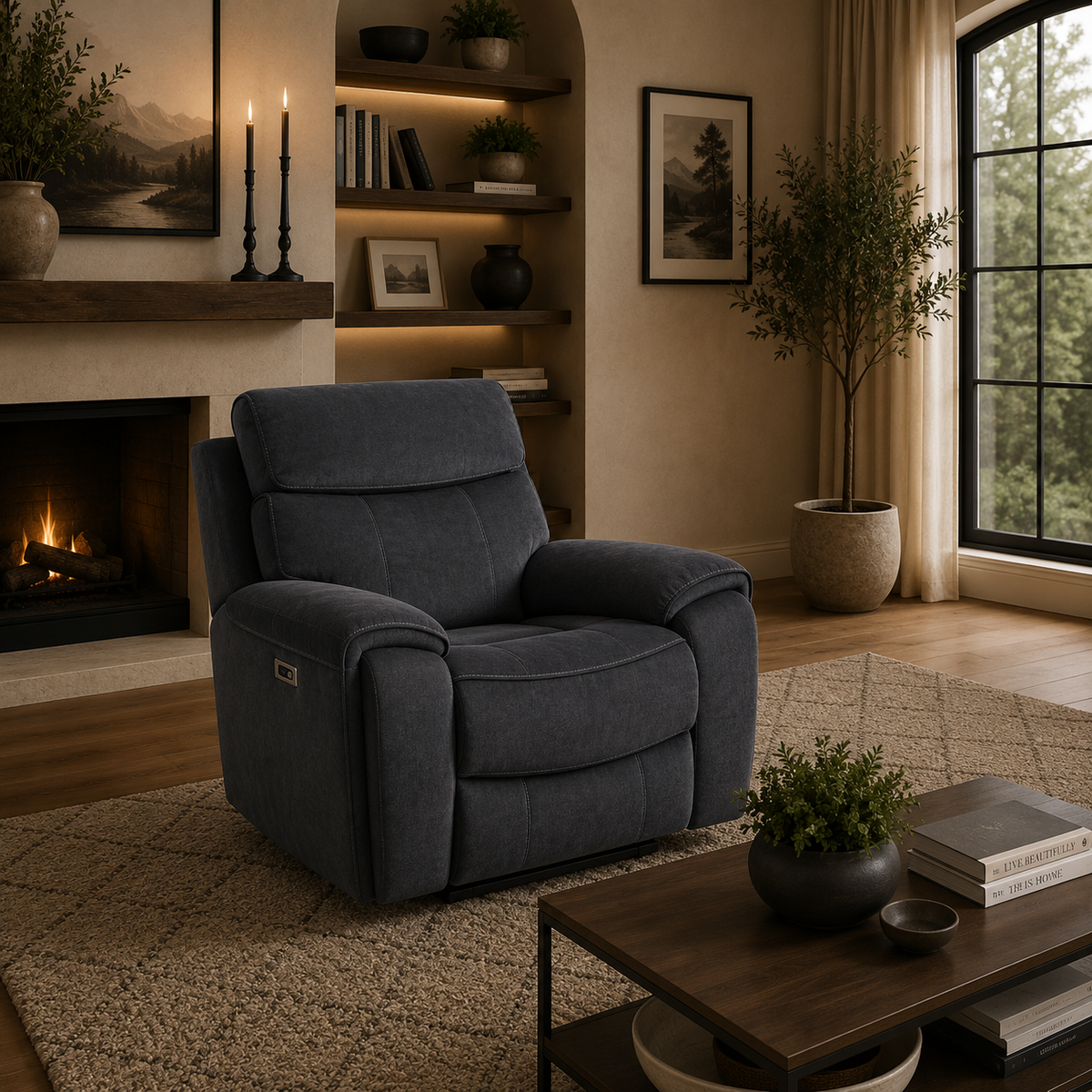 Sheldon Sofa Sets - Steel Grey