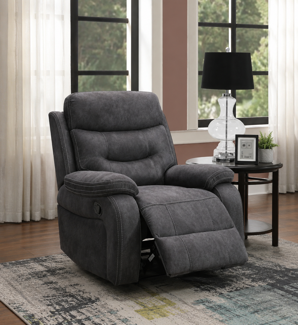 Carrie Sofa Sets - Charcoal