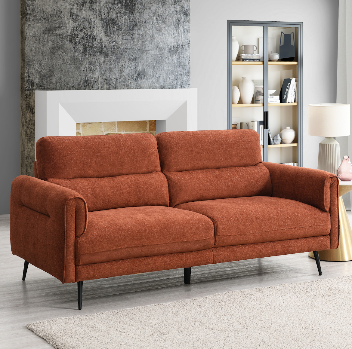 Oakley Sofa Sets - Rust