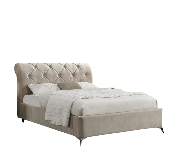 Amore Ottoman Bed Frame - Beige