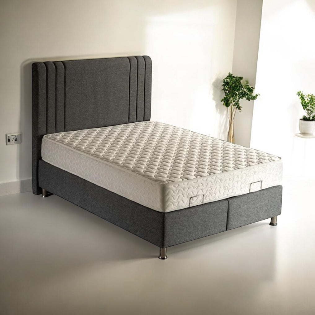 GM Oslo Ottoman Bed - Grey