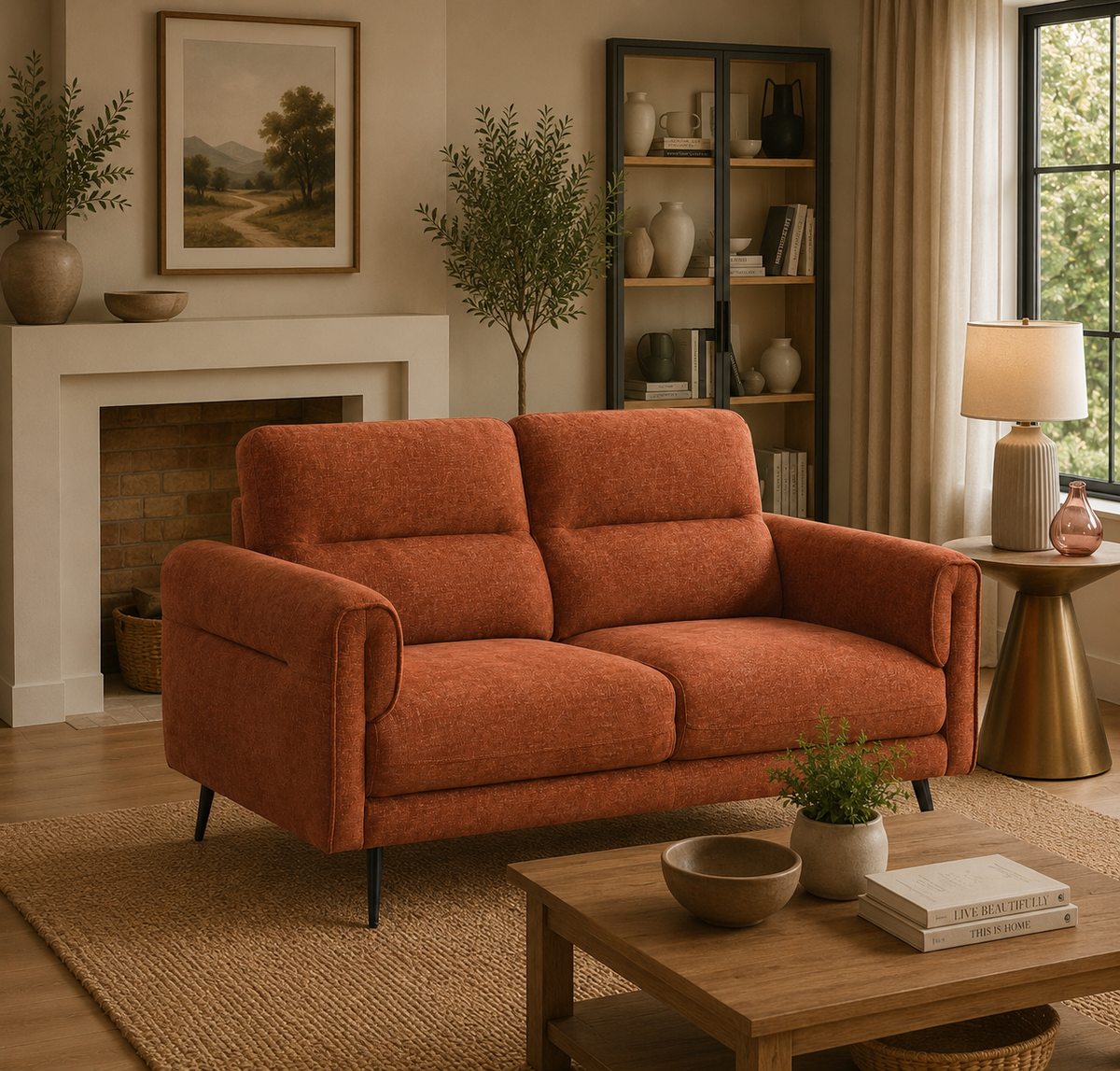 Oakley Sofa Sets - Rust