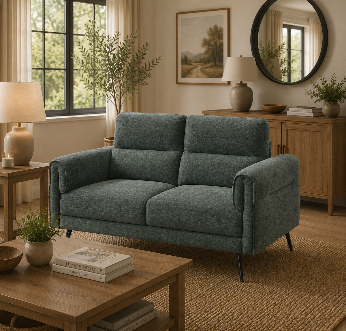 Oakley Sofa Sets - Moss Green