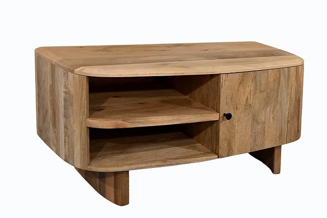 Baja Small TV Media Unit - Mango Wood