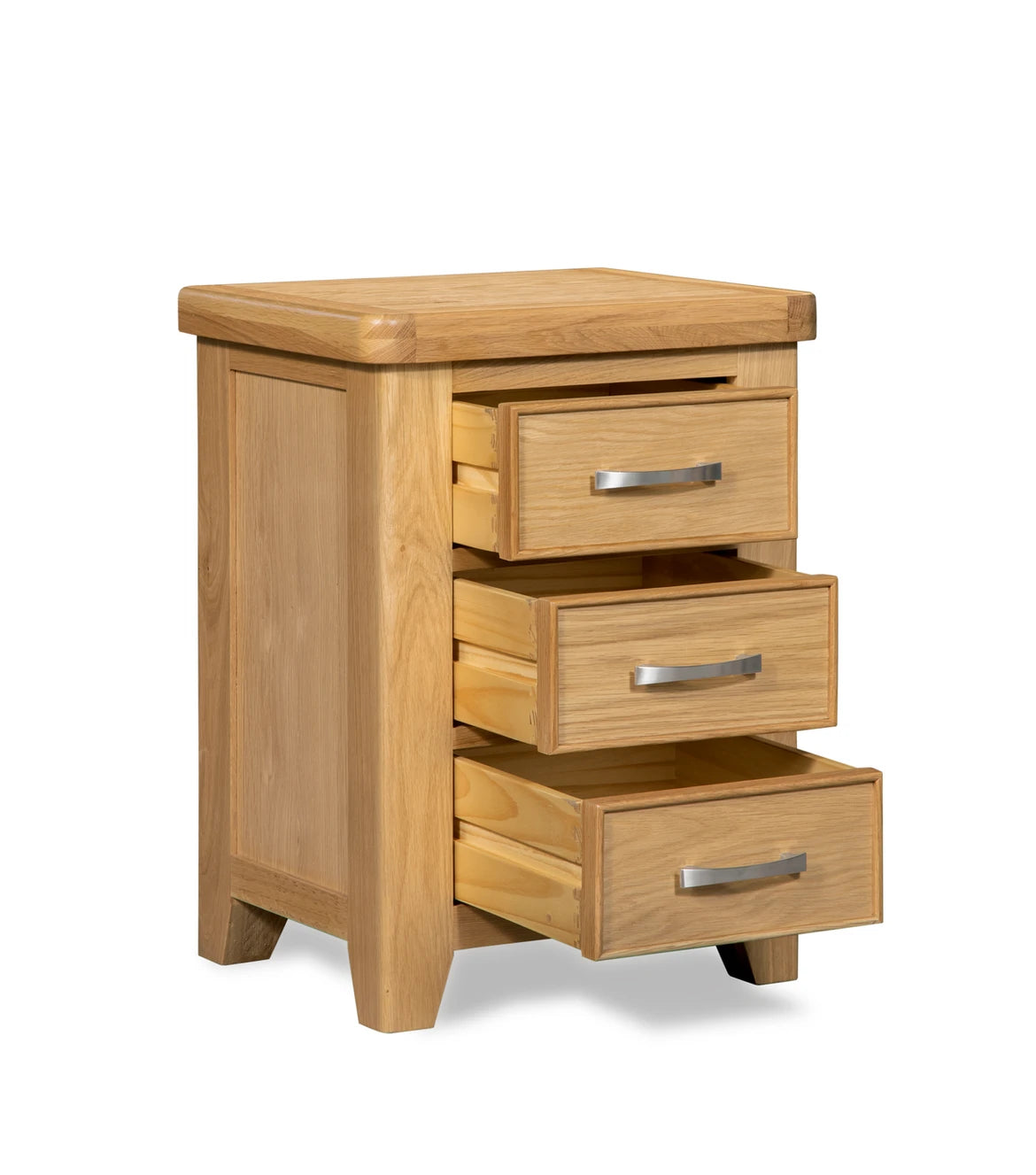 Modern Chunky Oak Bedside Locker