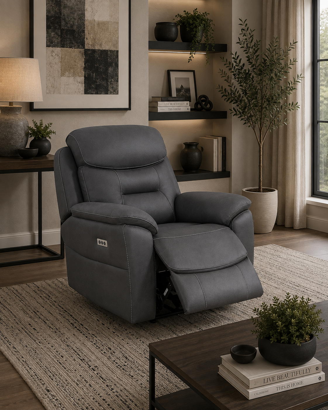 Olivia Sofa Sets - Slate