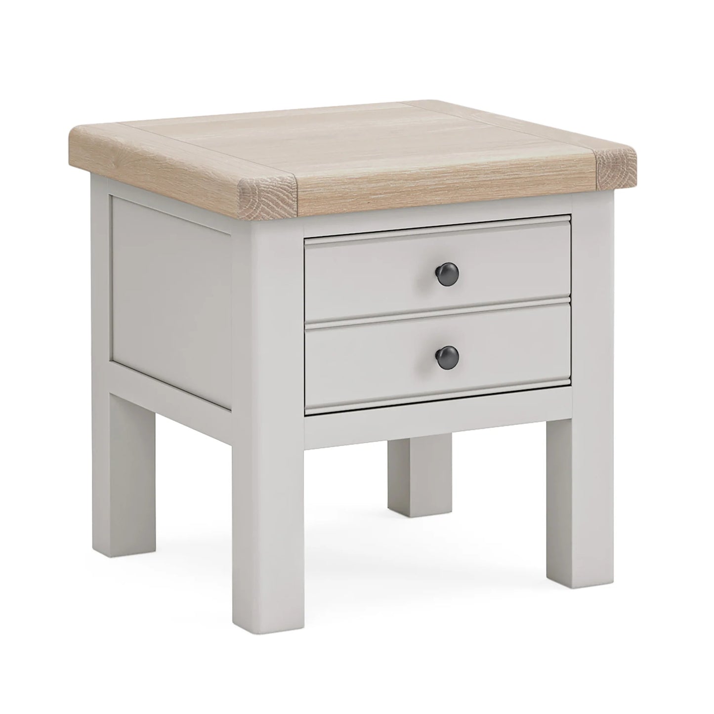 Toronto Lamp Table - Grey & Oak