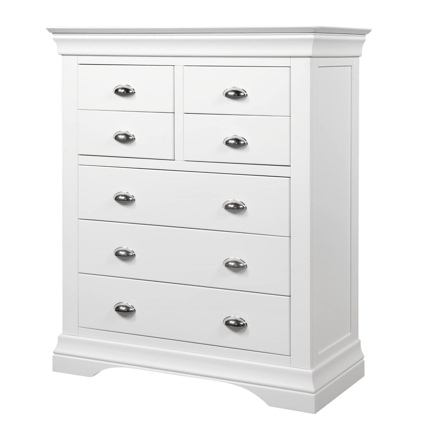 Mabel Seven Drawer Chest - White
