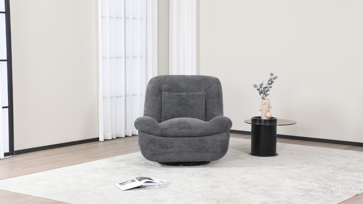 Dalton Electric Recliner - Dark Grey