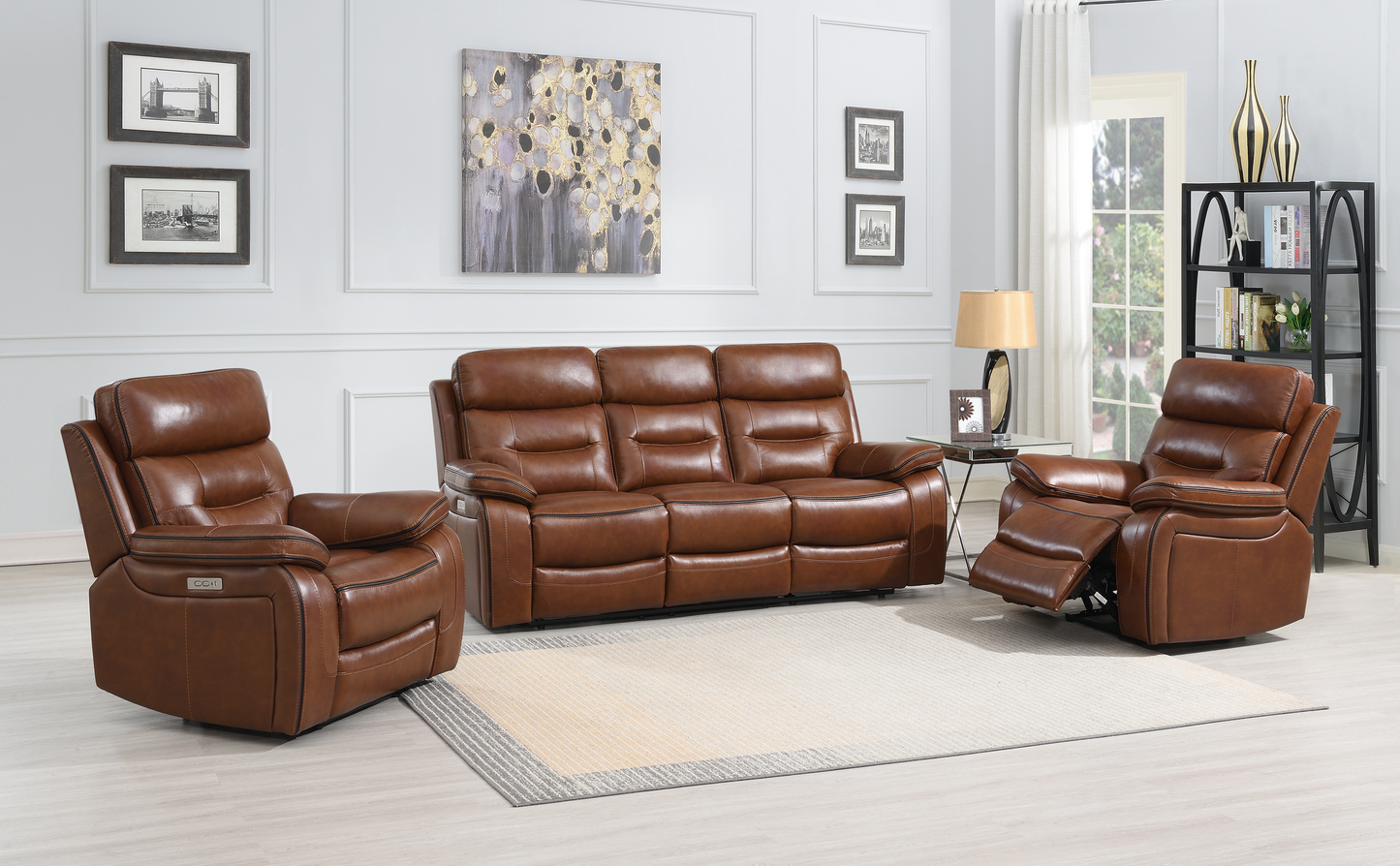 Boston Sofa Sets - Tan