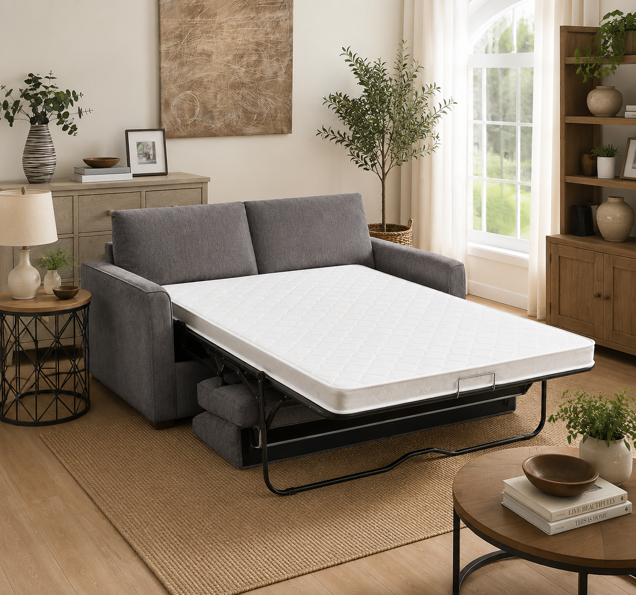 Athena Sofa Bed - Grey