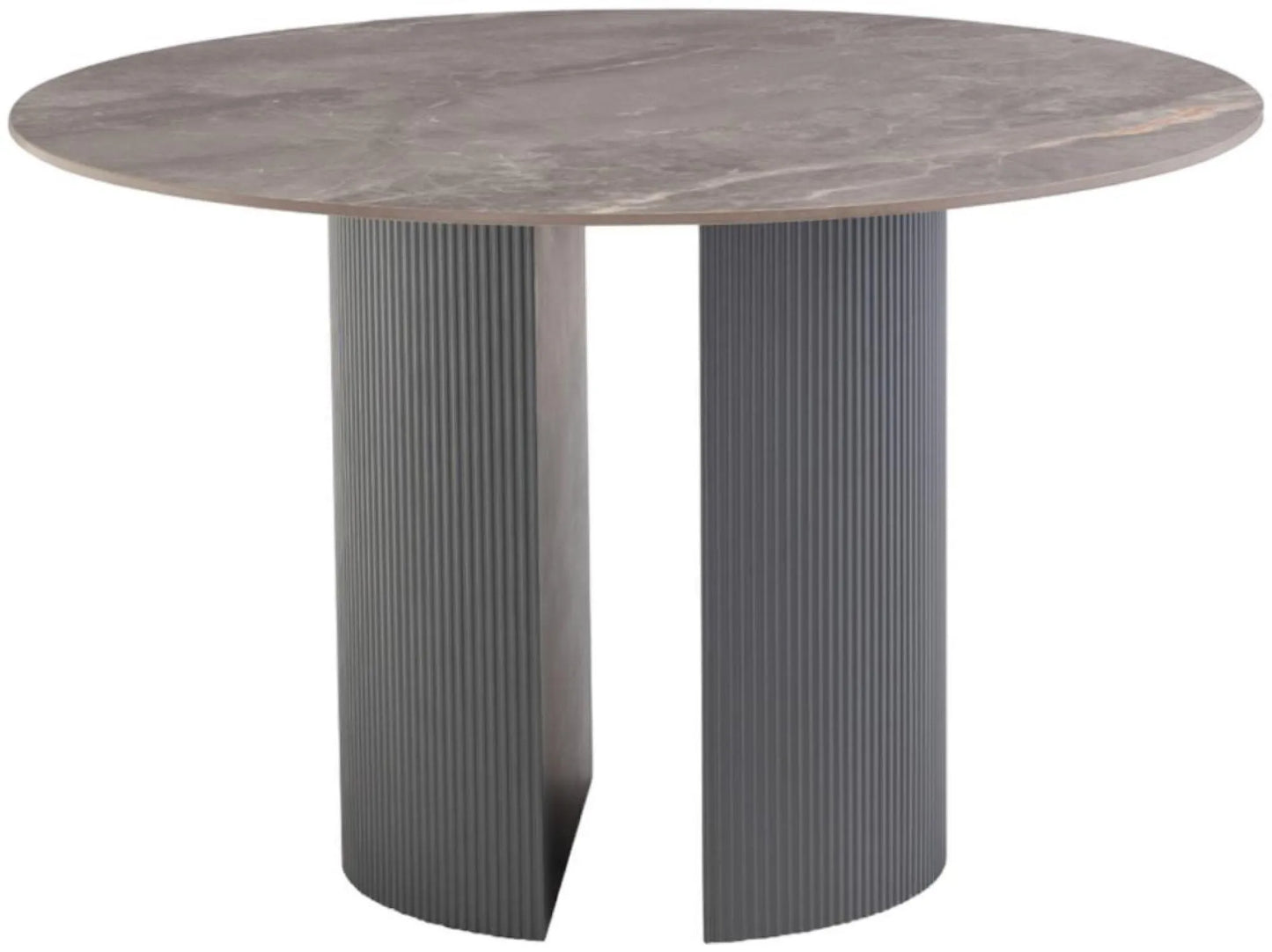 Bossini 1.2m Round Dining Set - Taupe