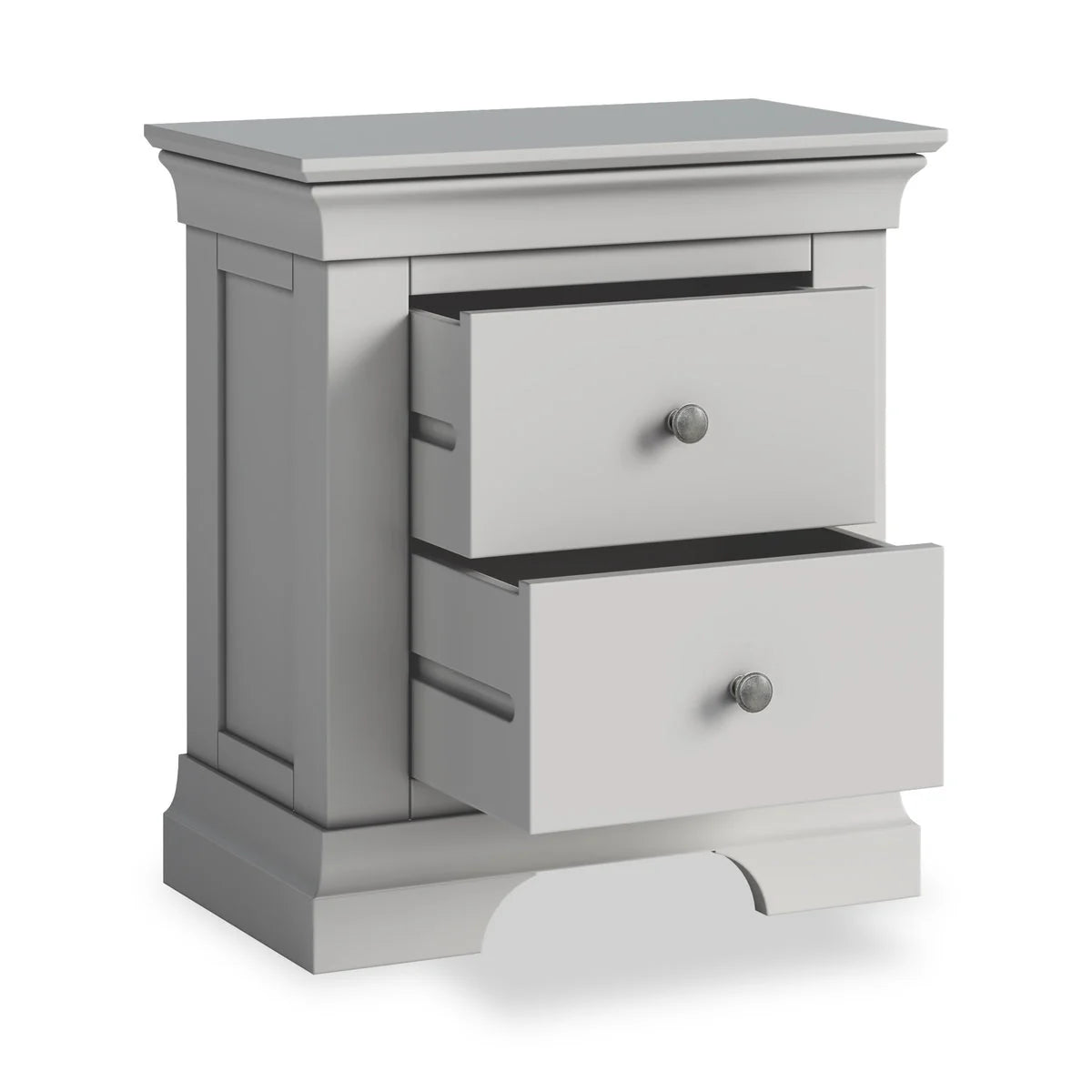 Bergen Bedside Locker - Pebble Grey
