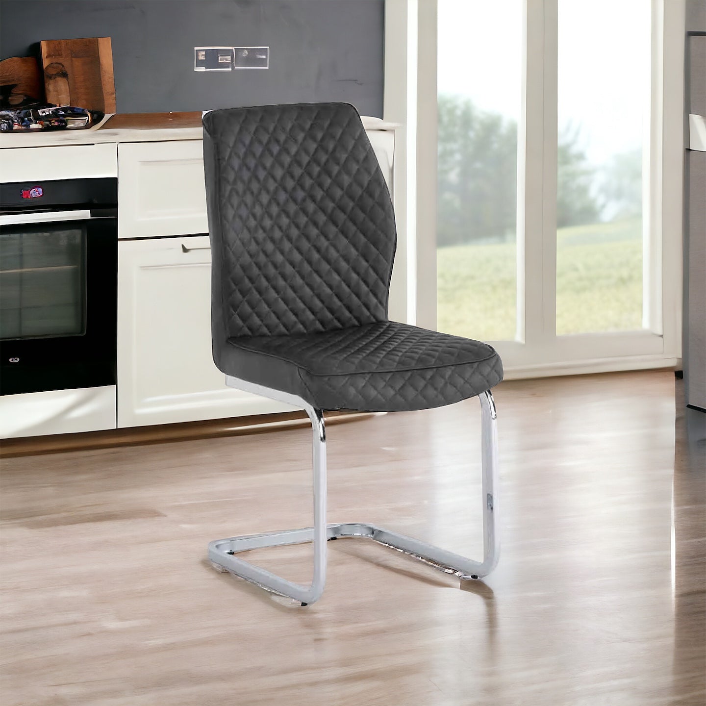 Carlow Round Dining Table - Grey