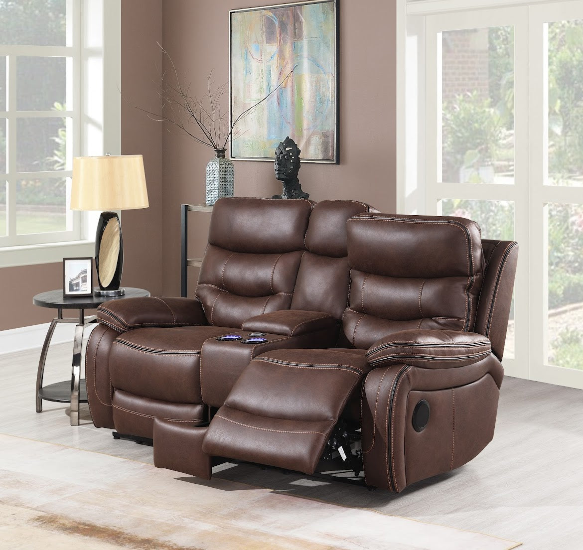 Tech Sofa Sofa Sets - Chestnut Brown