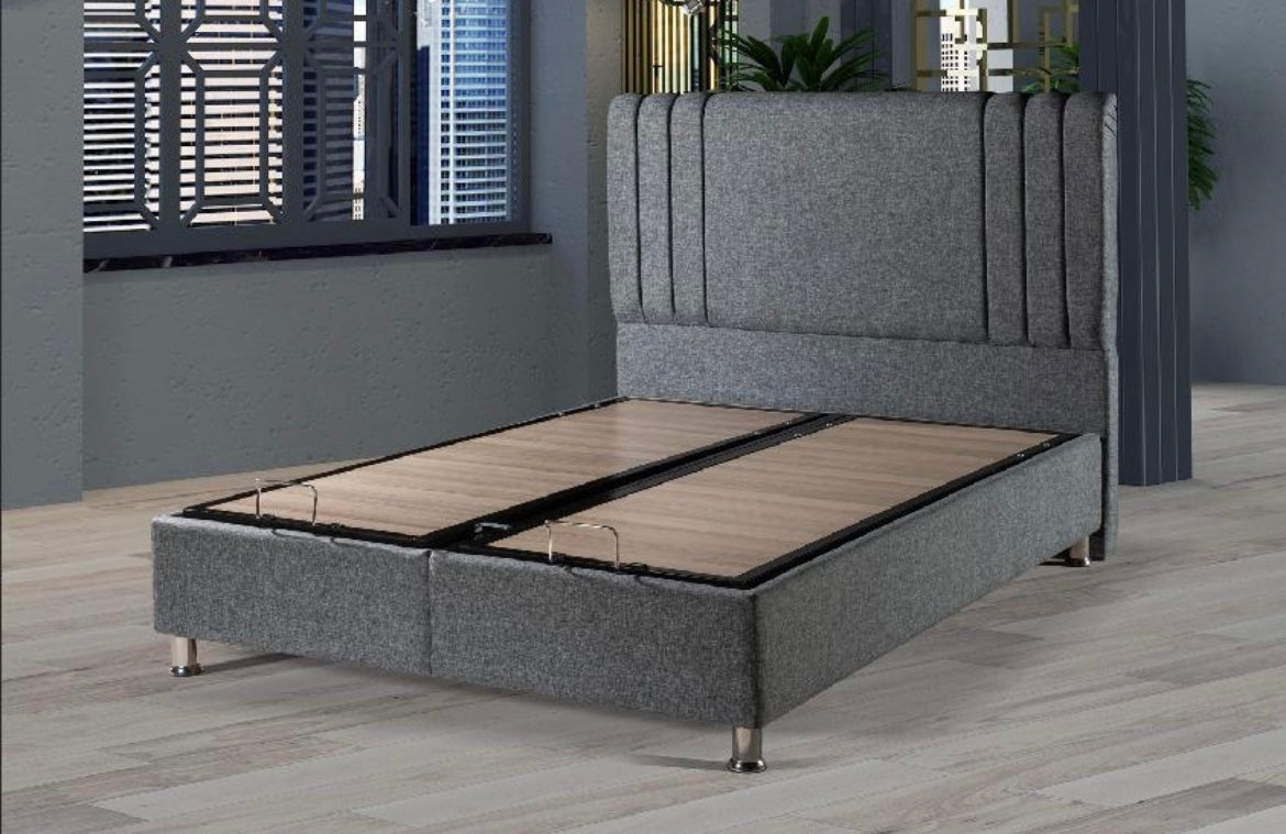GM Oslo Ottoman Bed - Grey
