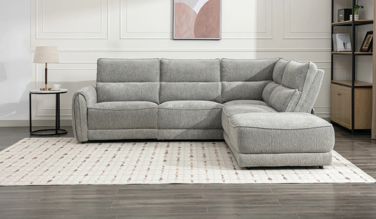 Nora Corner Sofa - Grey