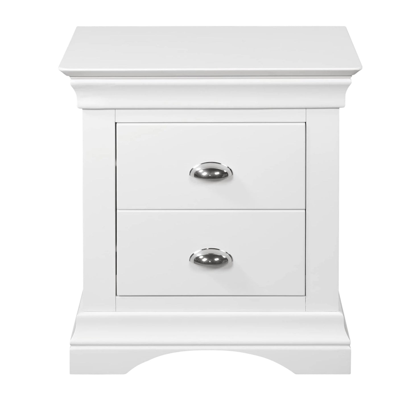 Mabel Two Drawer Locker - White