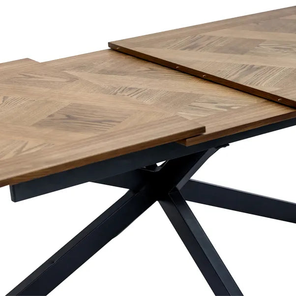 Belgrade 1.6m Extending Dining Set - Medium Oak