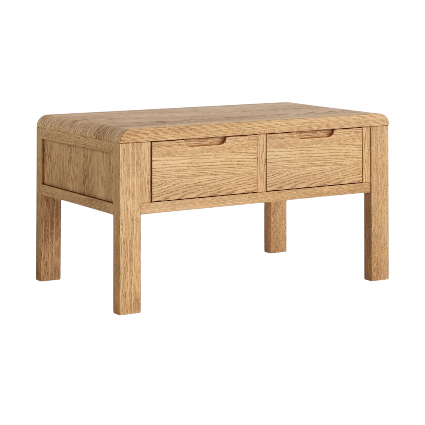 Bergen Coffee Table With Drawers - Oak