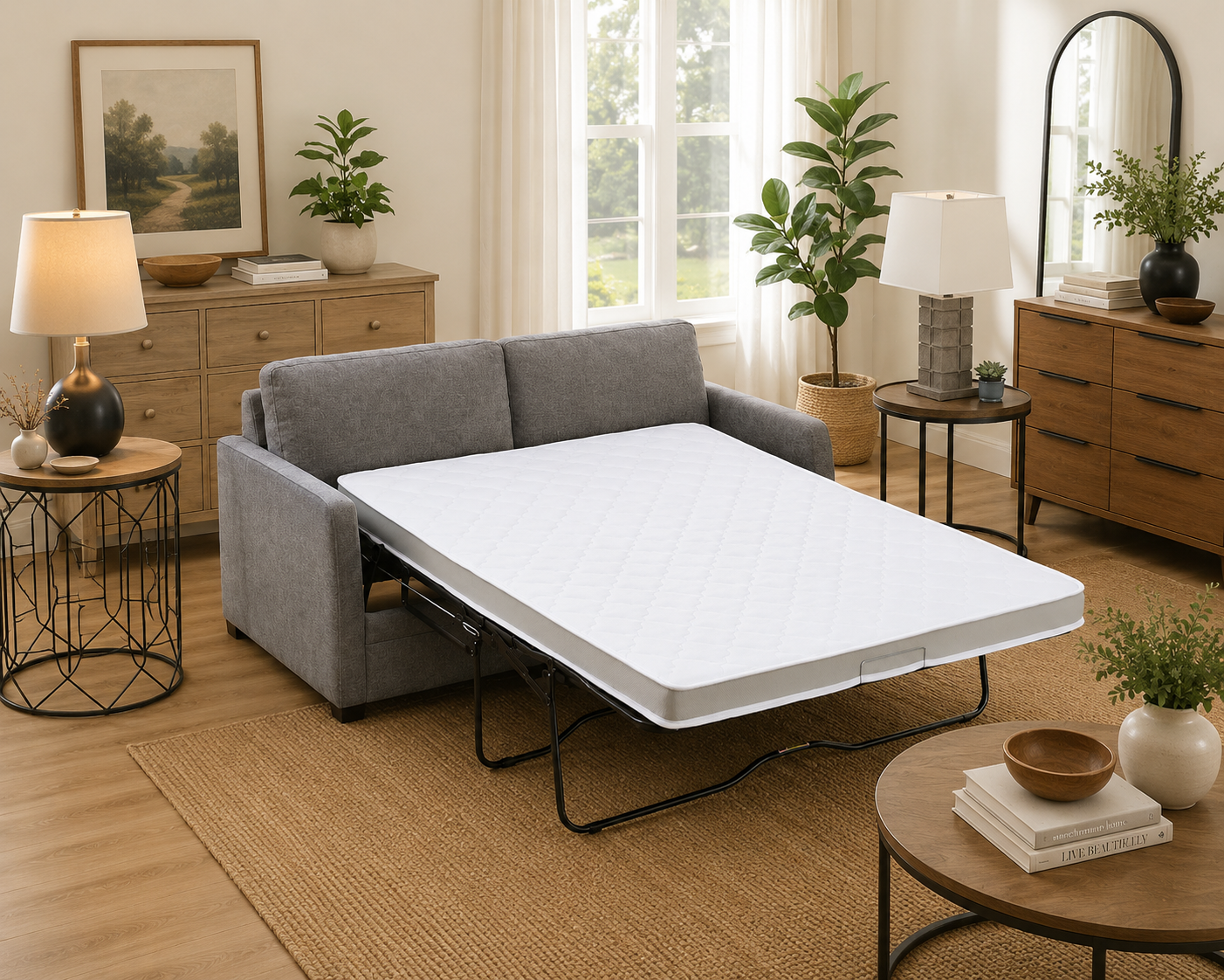 Axel Sofa Bed - Grey