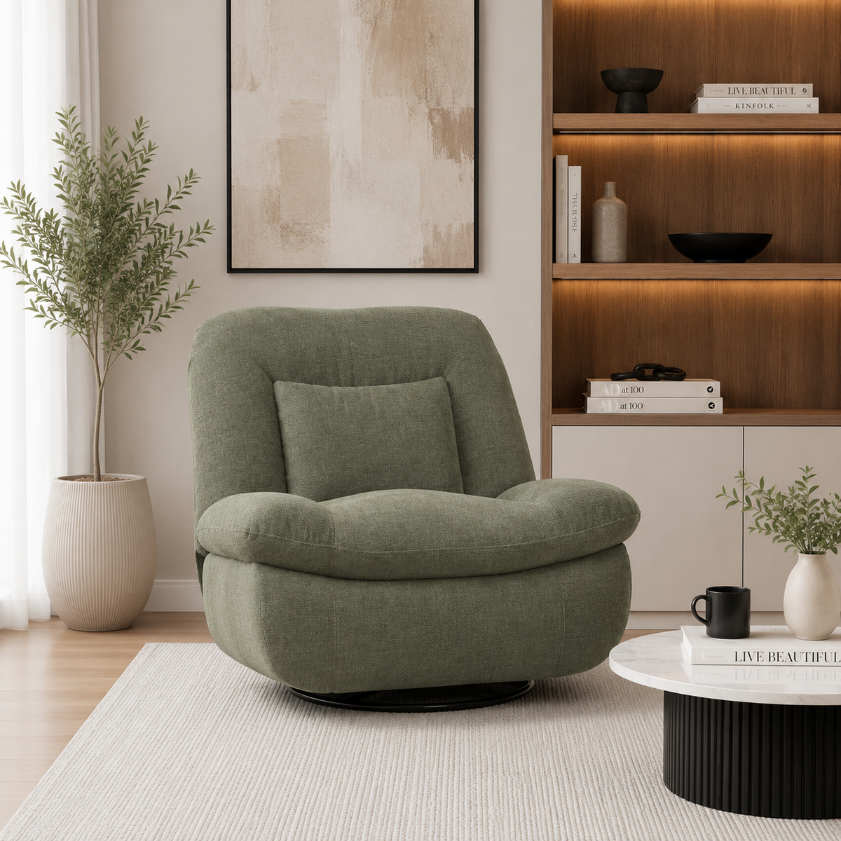 Dalton Electric Recliner - Green