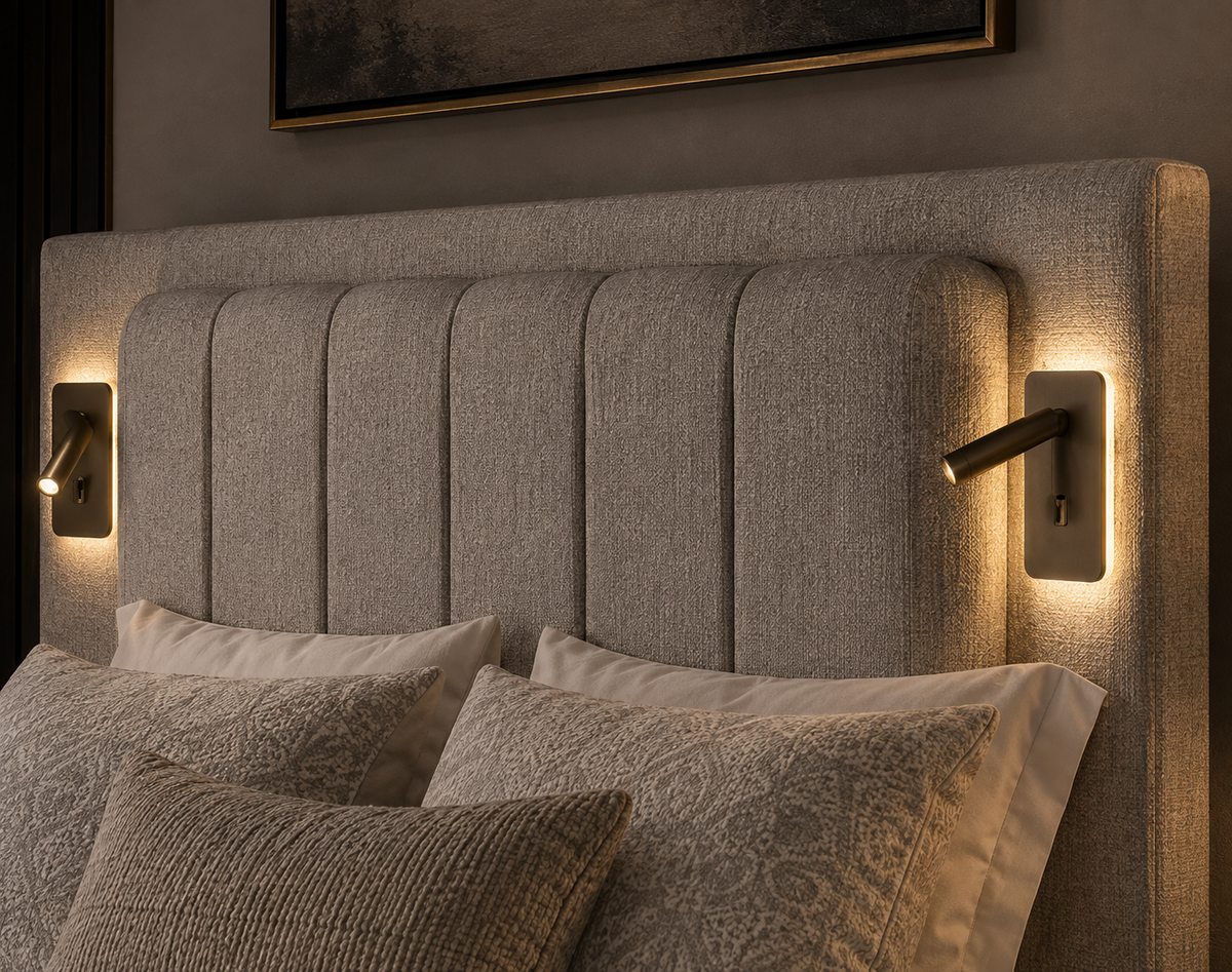 Ferro Ottoman Bed - Grey