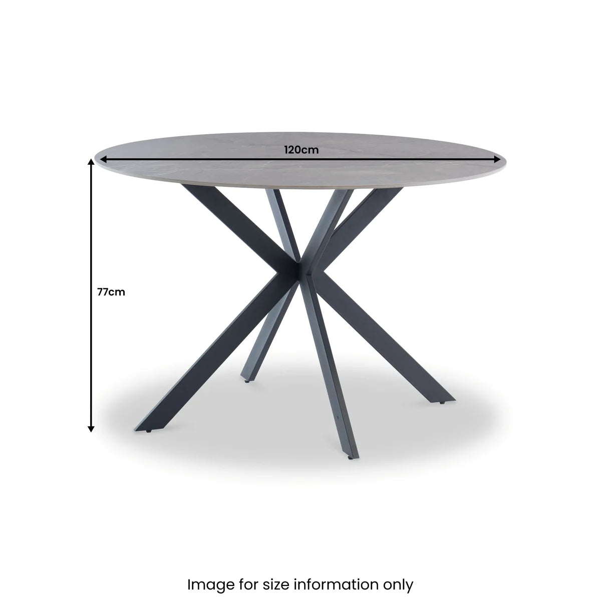 Talos 1.2m Round Dining Table