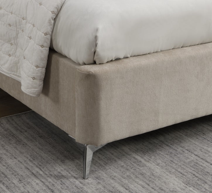 Amore Ottoman Bed Frame - Beige