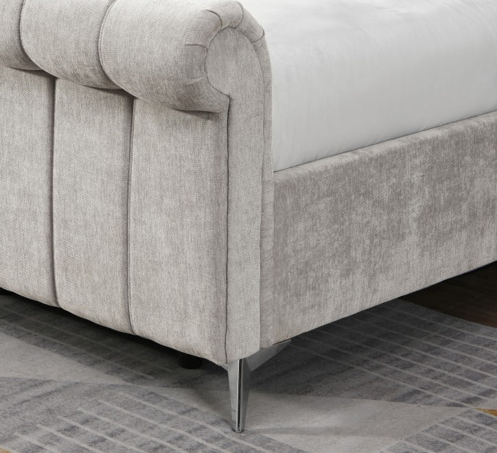 Edward Ottoman Bedframe - Beige