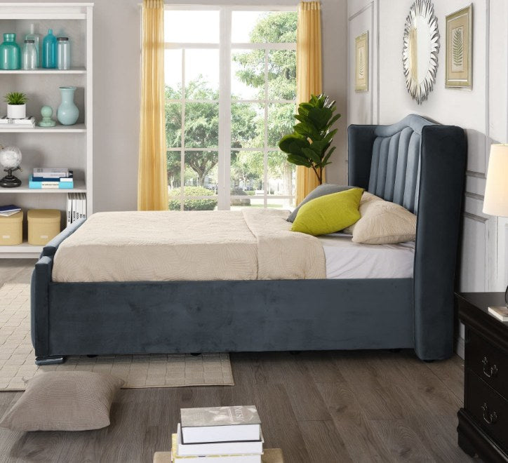 Aria Ottoman Bedframe - Grey