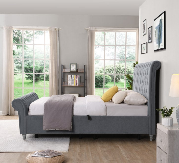 Danny Ottoman Bedframe - Grey
