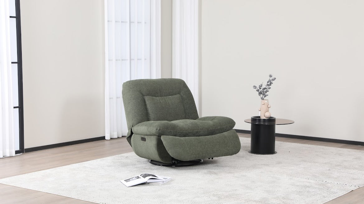 Dalton Electric Recliner - Green