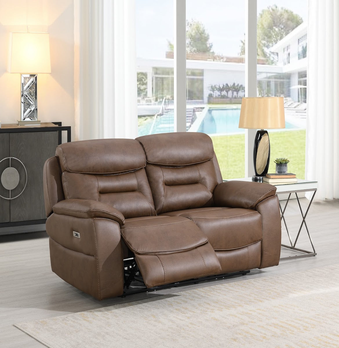Olivia Sofa Sets - Chestnut