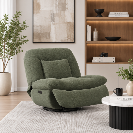 Dalton Electric Recliner - Green