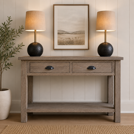 Manor Two Drawer Console Table