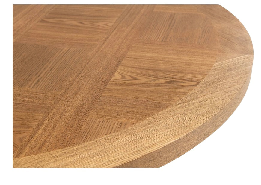 Belgrade Round Dining Set - Oak
