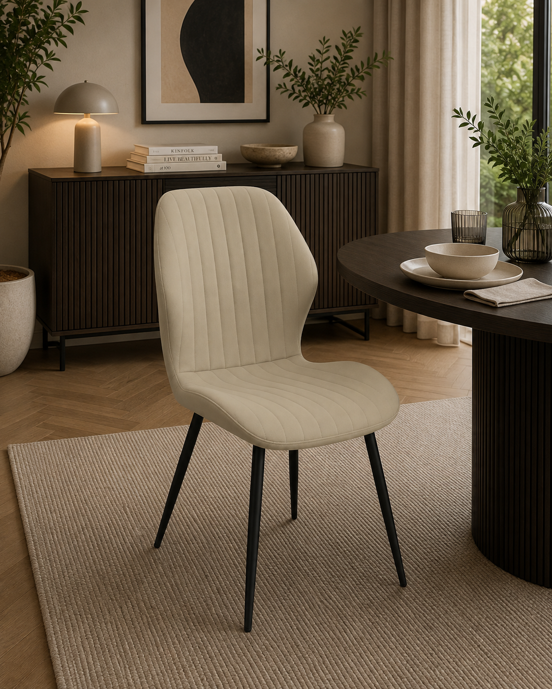 Fontana Dining Chair - Stone