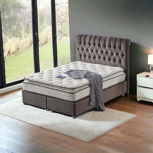 Bella Ottoman Bed Frame - Grey