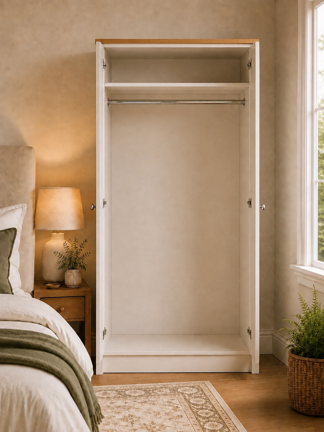 Eden Two Door Wardrobe (Colour & Handle Options)