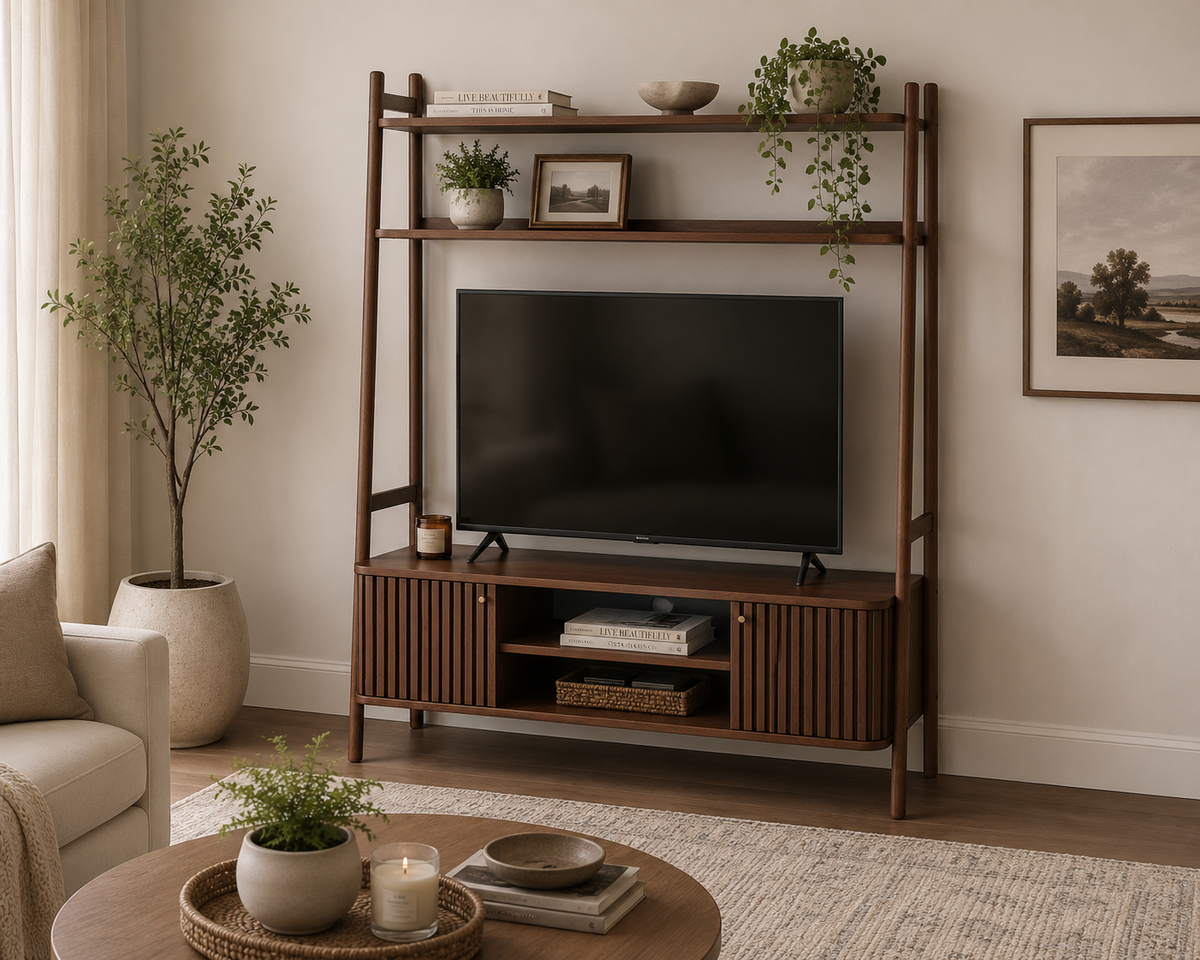 Soho Small Display Media / TV Unit - Walnut