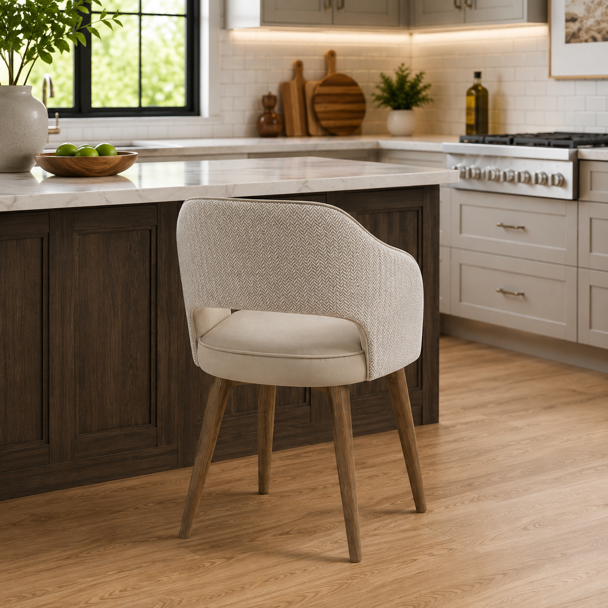 Amalfi Dining Chair - Natural
