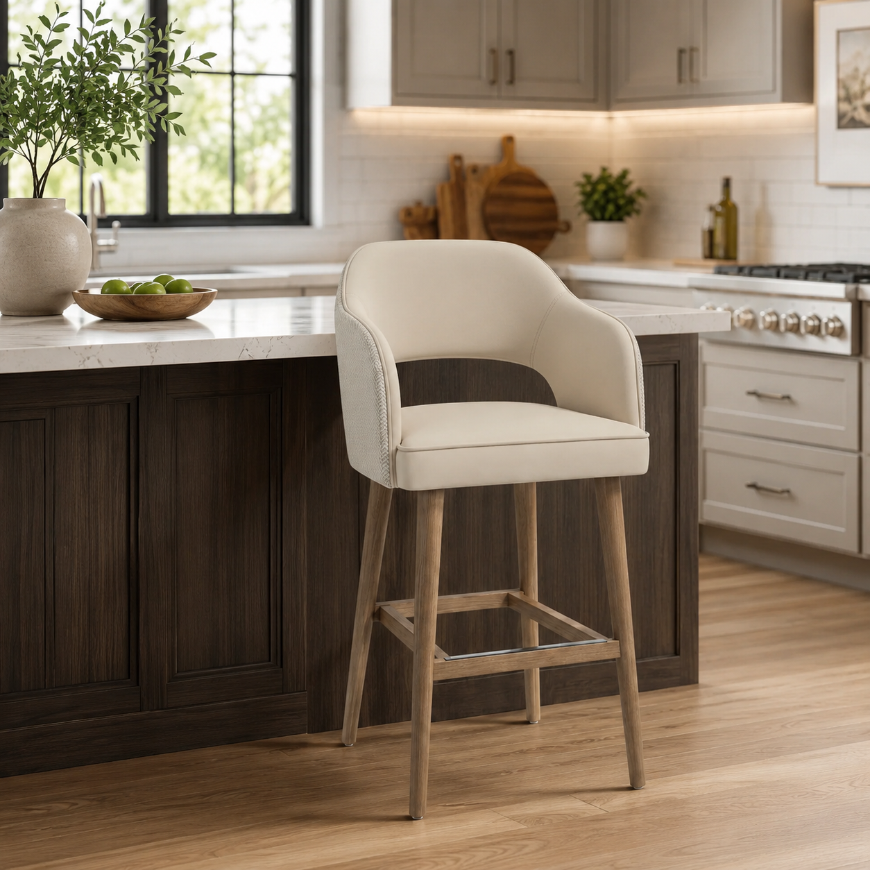 Amalfi Bar Stool - Natural