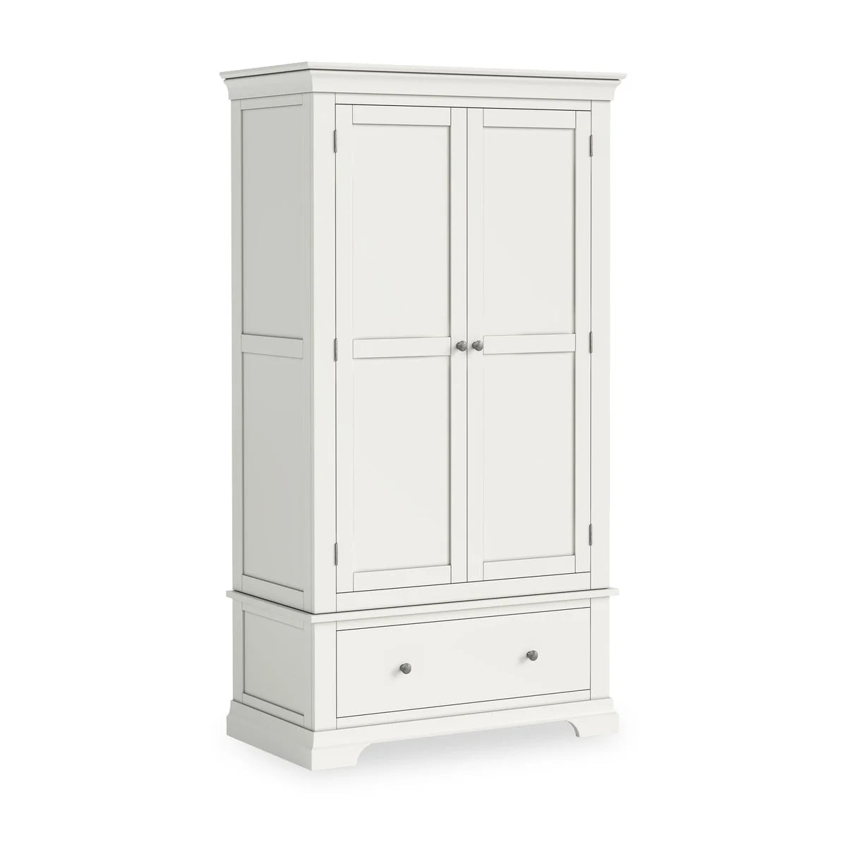 Bergen Double Wardrobe - White