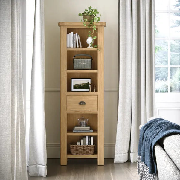 Toronto Slim Bookcase - Oak