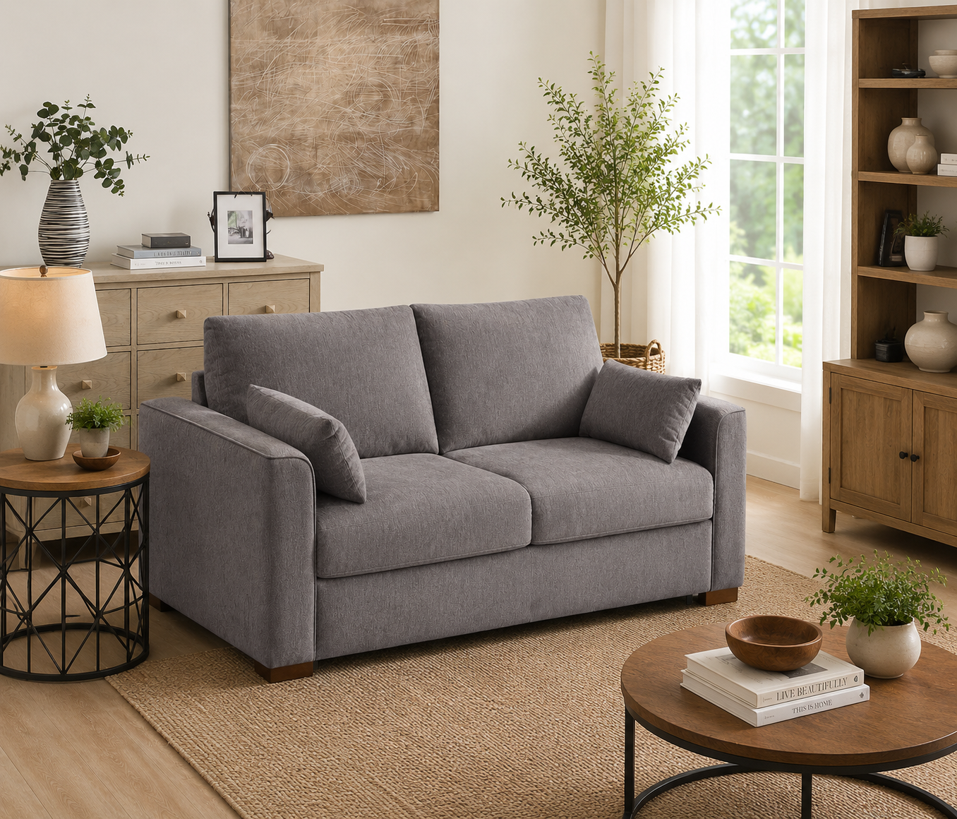 Athena Sofa Bed - Grey