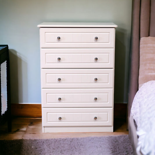 Eden Five Drawer Chest (Choose Colours)