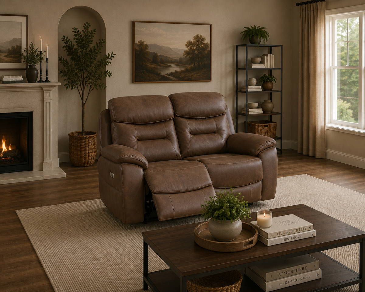 Olivia Sofa Sets - Chestnut