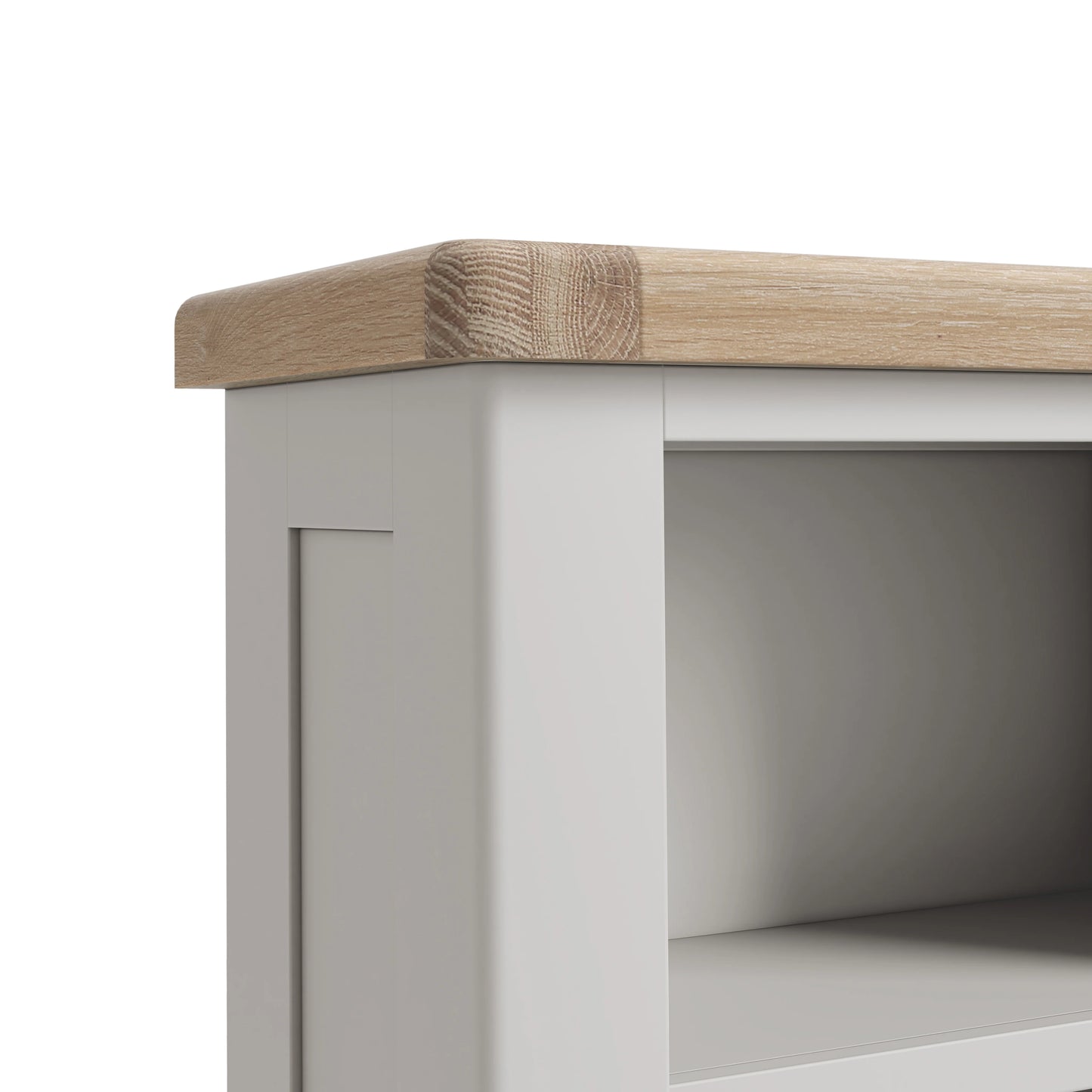 Toronto Slim Bookcase - Grey & Oak