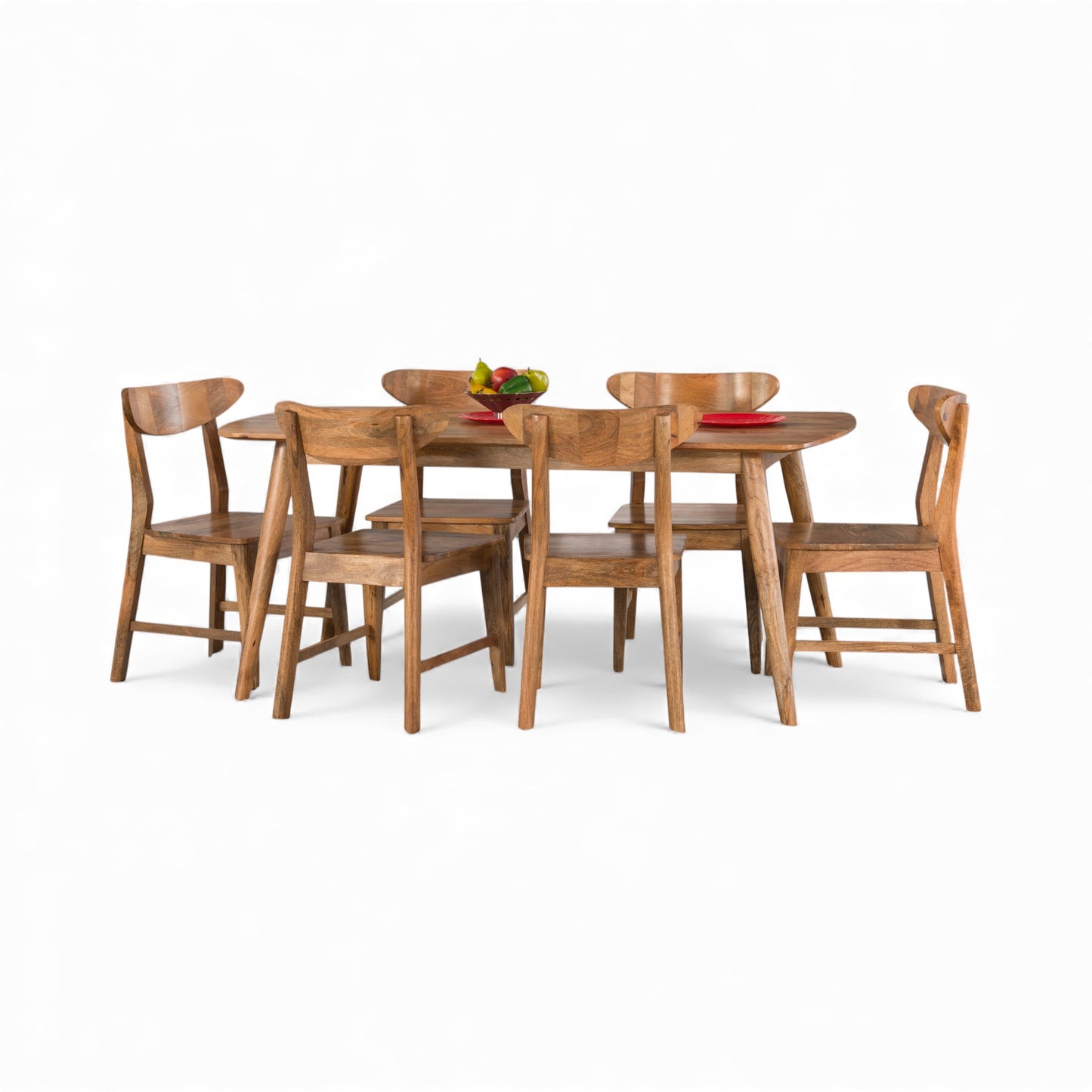 Surya Dining Set - Mango Wood